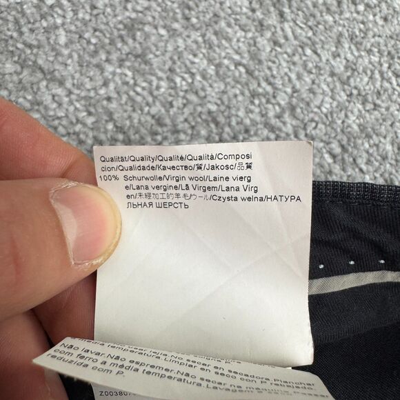 Hugo Boss The James Sharp 5 Wool Blend Dress Pants Mens 48R Dark Gray Straight - Picture 4 of 14